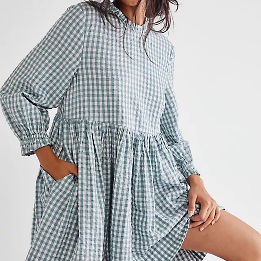 Free People Living For This Gingham Dress
